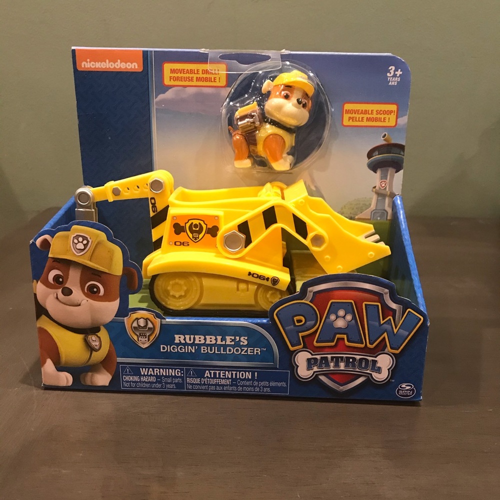 Paw Patrol, “Rubble’s Diggin’ Bulldozer”